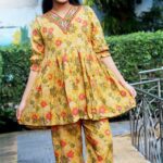 Rangmaya cotton 2 pieces for baby girls- B2P-1018