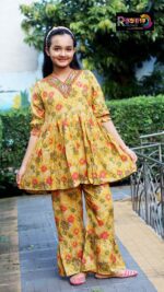Rangmaya cotton 2 pieces for baby girls- B2P-1018
