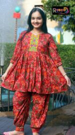 Rangmaya cotton 2 pieces for baby girls- B2P-1019 - Image 6