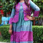 Rangmaya cotton kurti with koti for women- KGT-5030