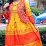 Rangmaya cotton kurti with koti for women- KGT-5031
