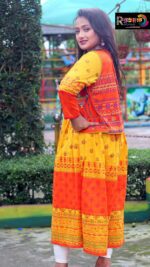 Rangmaya cotton kurti with koti for women- KGT-5031 - Image 3