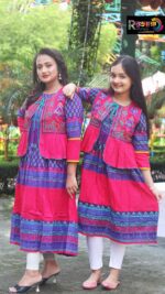 Rangmaya combo cotton kurti with koti for women- CMK-8025 - Image 2