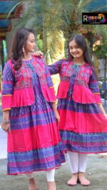 Rangmaya combo cotton kurti with koti for women- CMK-8025 - Image 4