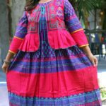 Rangmaya cotton kurti with koti for women- KGT-5032