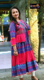 Rangmaya cotton kurti with koti for women- KGT-5032 - Image 5