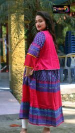 Rangmaya cotton kurti with koti for women- KGT-5032 - Image 6