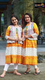 Rangmaya combo cotton kurti with koti for women- CMK-8024 - Image 2