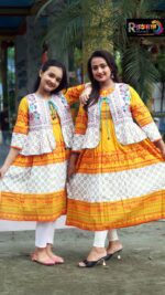 Rangmaya combo cotton kurti with koti for women- CMK-8024 - Image 4