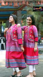 Rangmaya combo cotton kurti with koti for women- CMK-8023 - Image 3