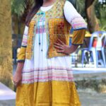Rangmaya cotton kurti with koti for women- KGT-5034