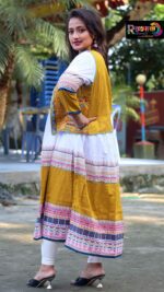 Rangmaya cotton kurti with koti for women- KGT-5034 - Image 4