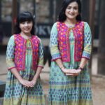 Rangmaya combo cotton kurti with koti for women- CMK-8005