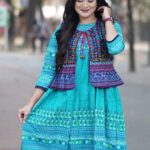 Rangmaya cotton kurti with koti for women- KGT-5011