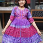 Rangmaya cotton kurti  for baby girls- BGT-2010