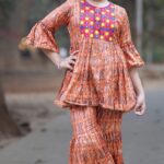Rangmaya cotton 2 pieces for baby girls- B2P-1001