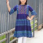 Rangmaya cotton kurti for baby girl- BGT-2004