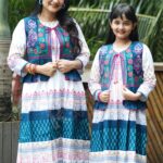 Rangmaya combo cotton kurti with koti for women- CMK-8015