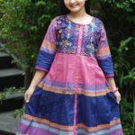 Rangmaya cotton kurti for baby girls- BGT-2012