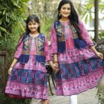 Rangmaya combo cotton kurti with koti for women- CMK-8019