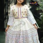Rangmaya cotton kurti for baby girls- BGT-2013