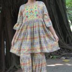 Rangmaya cotton 2 pieces for baby girls- B2P-1015