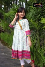 Rangmaya cotton Anarkoli for Baby girl- AB-1002 - Image 4