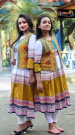 Rangmaya combo cotton kurti with koti for women- CMK-8022 - Image 4